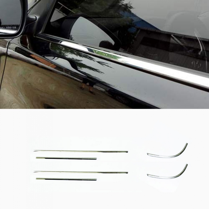 Maruti Suzuki Swift 2018 Lower Window Chrome Garnish Trims (Set Of 6Pcs.) Maruti Suzuki Swift 2018 Lower Window Chrome Garnish Trims (Set Of 6Pcs.)