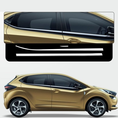 GFX Lower Window Chrome Garnish for Tata Altroz 2020 Onwards GFX Lower Window Chrome Garnish for Tata Altroz 2020 Onwards