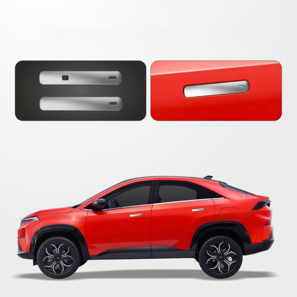 Galio Chrome Door Handle Cover for Tata Curvv 2024 Onwards Galio Chrome Door Handle Cover for Tata Curvv 2024 Onwards