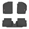 GFX Tata Tiago 2016 Onwards Custom Fit LLM LifeLong TPV Mats  - Set Of 3 Pcs.