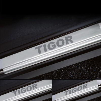 Galio Tata Tigor 2016 Onwards Stainless Steel Sill Plate Guards Galio Tata Tigor 2016 Onwards Stainless Steel Sill Plate Guards