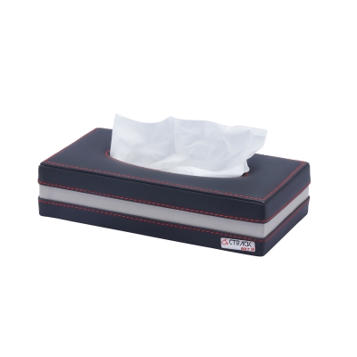 Premium Tissue Box Rigid Material with Premium Leather Cover - Black Color Premium Tissue Box Rigid Material with Premium Leather Cover - Black Color