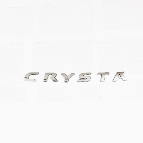 Galio Crysta Logo 3D Chrome Letter
