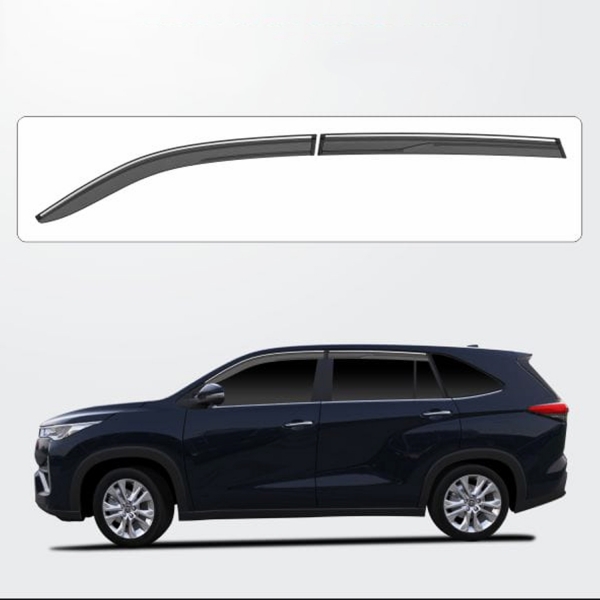 Galio Chrome Line Door Visor for Toyota Innova Hycross 2023 Onwards