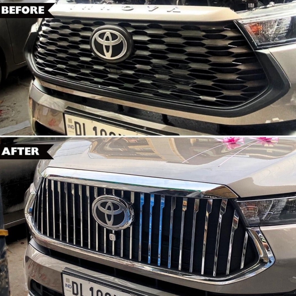 Maybach Design Front Grill for Toyota Innova Hycross 2023 Onwards