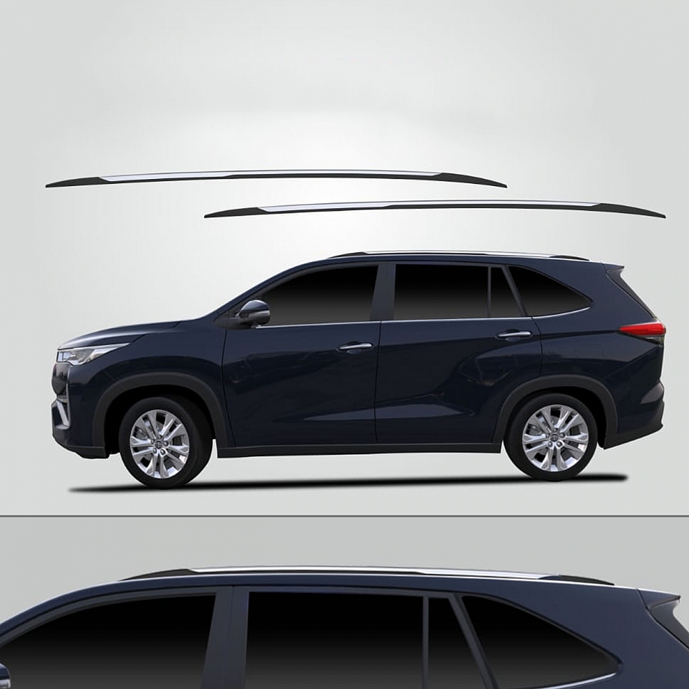 Galio Toyota Innova Hycross, Invicto Roof Rails - Silver and Black