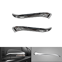 GFX Side Mirror Chrome Garnish for Crysta, New Fortuner, Legender, Hycross, Hilux, Invicto, Yaris