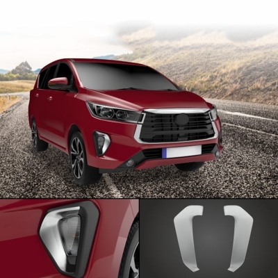 Galio Toyota Innova Crysta 2021 Onwards Fog Lamp Chrome Garnish Galio Toyota Innova Crysta 2021 Onwards Fog Lamp Chrome Garnish