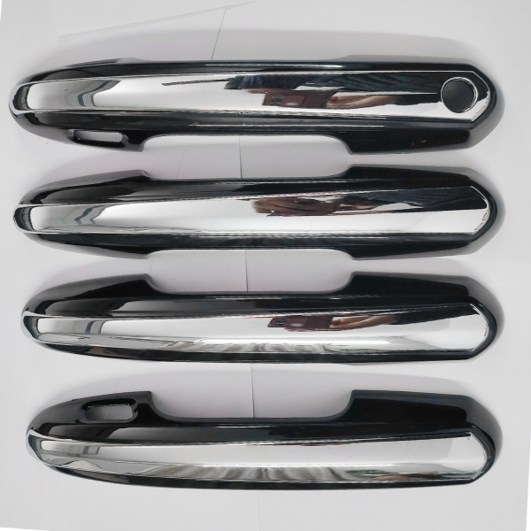 Cnleague Door Handle Cover for Toyota Innova Hycross 2023 Onwards - Black with Chrome