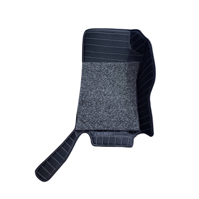 Carhatke Toyota Fortuner 2016 Onwards 7D Leatherette Car Floor Mats Black  Carhatke Toyota Fortuner 2016 Onwards 7D Leatherette Car Floor Mats Black