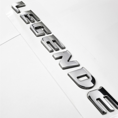 Galio Legender Logo 3D Chrome Letter Galio Legender Logo 3D Chrome Letter