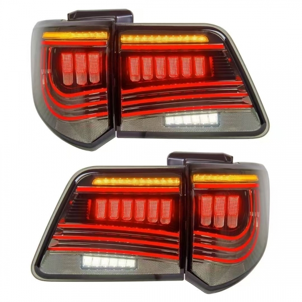 Dodge Style LED Tail Light for Toyota Fortuner 2012-2016 - Smoke Glass Dodge Style LED Tail Light for Toyota Fortuner 2012-2016 - Smoke Glass