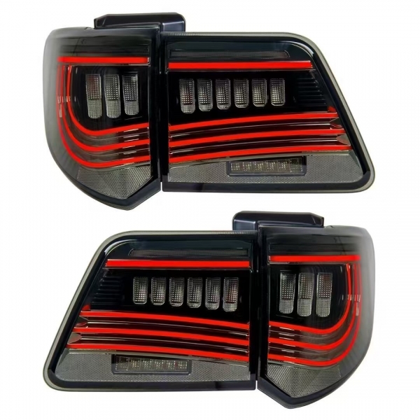 Dodge Style LED Tail Light for Toyota Fortuner 2012-2016 - Smoke Glass Dodge Style LED Tail Light for Toyota Fortuner 2012-2016 - Smoke Glass