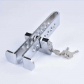 Universal Stainless Steel Pedal Lock Rod or for Brake Clutch Throttle Adjustable Anti Theft Security Lock System for All Cars, SUVs and Truck Universal Stainless Steel Pedal Lock Rod or for Brake Clutch Throttle Adjustable Anti Theft Security Lock System for All Cars, SUVs and Truck