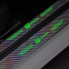 Car Door Radium Night Logo Glow Sill Plate Door Guard Pad Stickers for Volkswagen (Set of 4Pcs.) Car Door Radium Night Logo Glow Sill Plate Door Guard Pad Stickers for Volkswagen (Set of 4Pcs.)