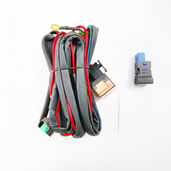 Fog Lamp Wiring Kit With Switch and Relay Universal for All Cars