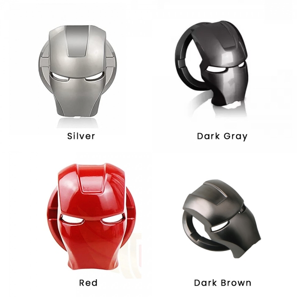 Aluminum Alloy Car Push Start Stop Button Ring Cover Cap Iron Man Style Universal  Car Button Decoration Ring