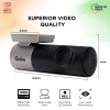 Qubo Smart Car Dash Camera Pro, G-Sensor, 1080P Full HD, Low Light, Wide Angle, WiFi, Emergency Event Recording, Upto 256GB Supported, Made in India, 1 Year Onsite Warranty