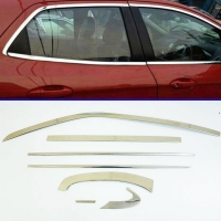 Maruti Suzuki WagonR 2015 Full Window Chrome Garnish Trims (Set Of 14Pcs.)