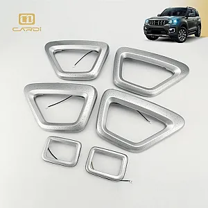 Cardi K4 OEM Ambient Lights with Silver Panel for Mahindra Scorpio N 2022 Onwards - 18 Pieces