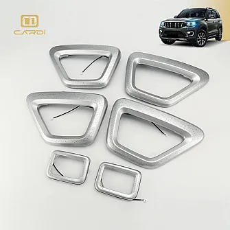 Cardi K4 OEM Ambient Lights with Silver Panel for Mahindra Scorpio N 2022 Onwards - 18 Pieces