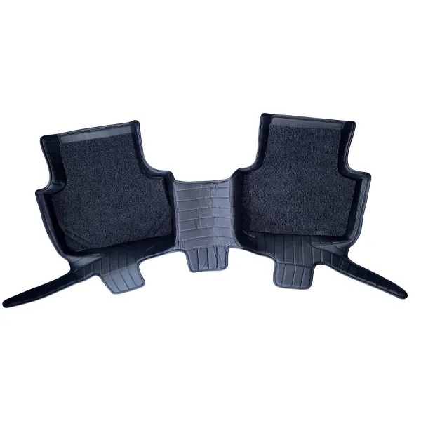 Carhatke 9D Luxury Car Foot Mats For Audi Q7 2023 Onwards - Black