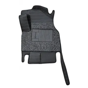 Carhatke 9D Luxury Car Foot Mats For Kia Carnival Limousine - Black