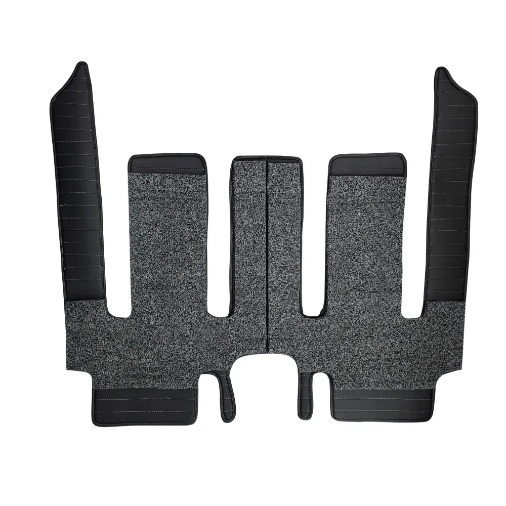 Carhatke 9D Luxury Car Foot Mats For Kia Carnival Limousine - Black