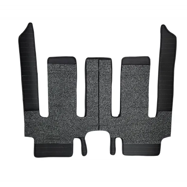 Carhatke 9D Luxury Car Foot Mats For Kia Carnival Limousine - Black