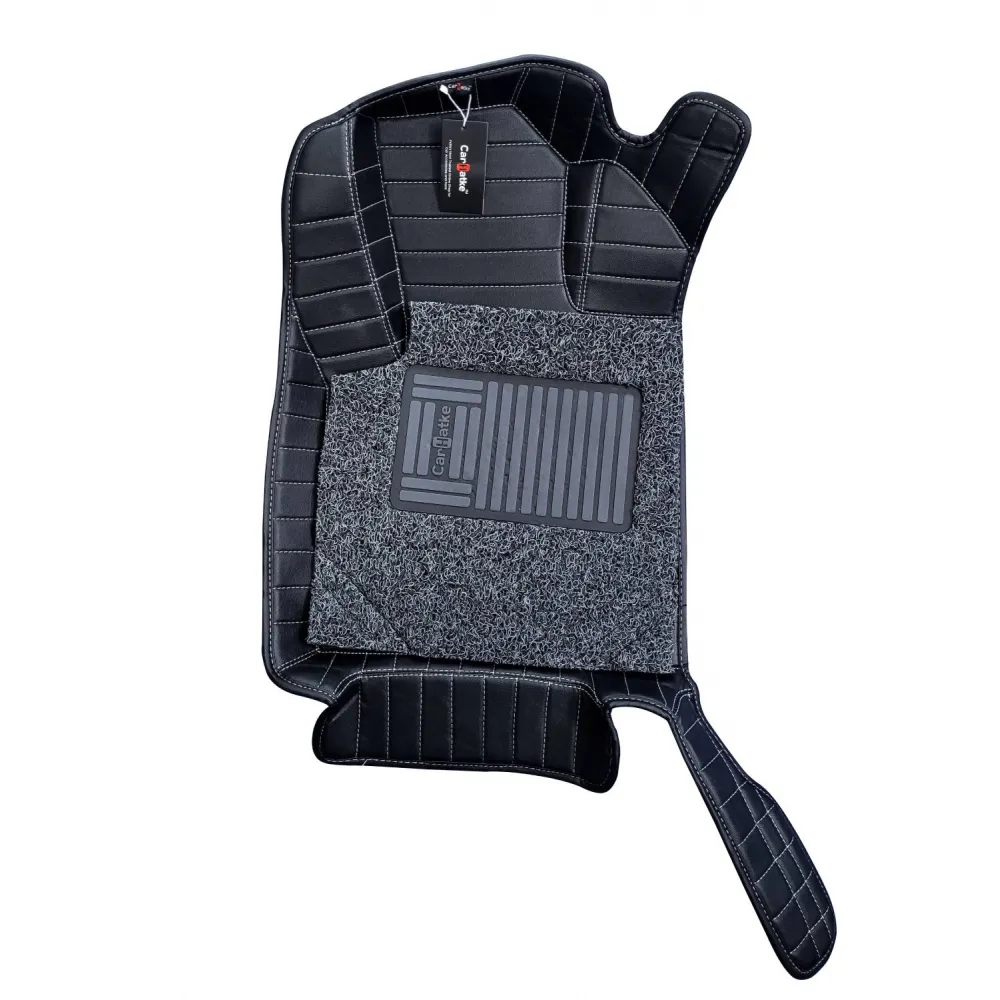 Carhatke 7D Leatherette Car Floor Mats for Mahindra XUV700 & 7XO - (7 Seater, Automatic)