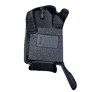 Carhatke 7D Leatherette Car Floor Mats for Mahindra XUV700 & 7XO - (7 Seater, Automatic)