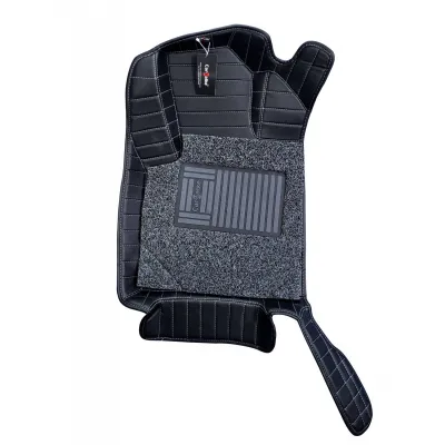 Carhatke Mahindra XUV 700 2021 Onwards 7D Leatherette Car Floor Mats Black 