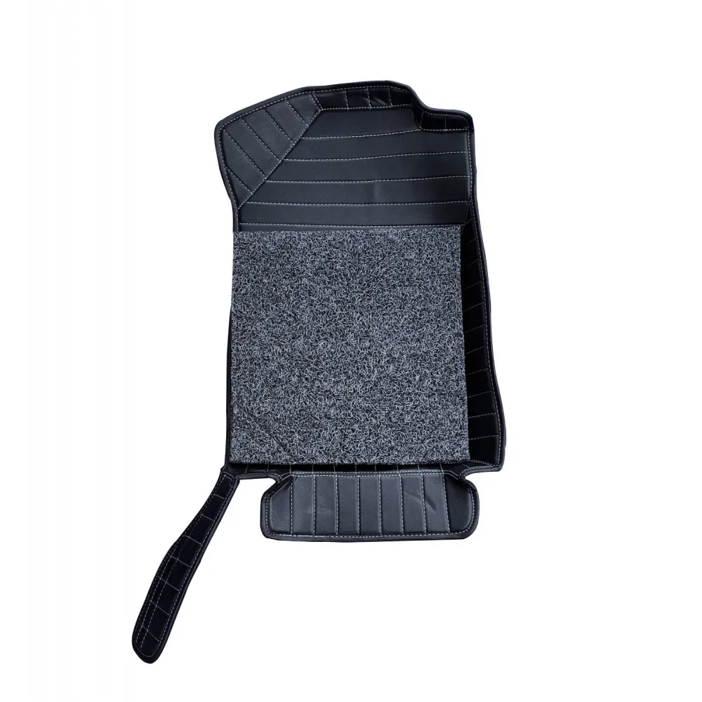 Carhatke 7D Leatherette Car Floor Mats for Mahindra XUV700 & 7XO - (7 Seater, Automatic)