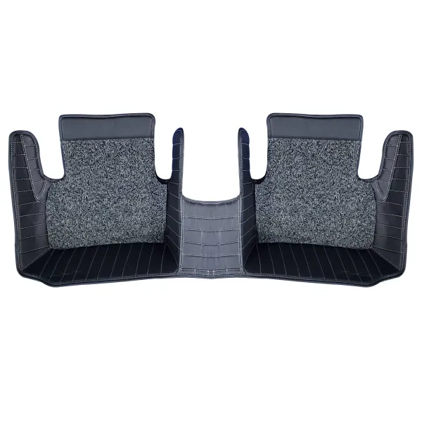 Carhatke 9D Luxury Car Foot Mats For Mercedes C 220D 2022 Onwards Black