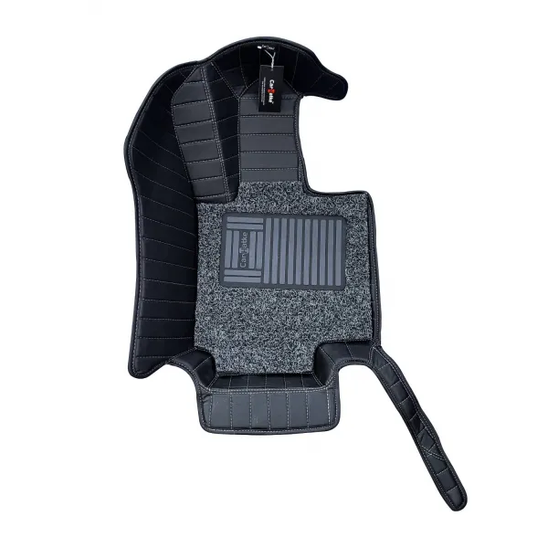 Carhatke 9D Luxury Car Foot Mats For Mercedes GLE 300D 2022 Onwards - Black