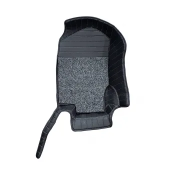 Carhatke 9D Luxury Car Foot Mats For Mercedes GLE 300D 2022 Onwards - Black