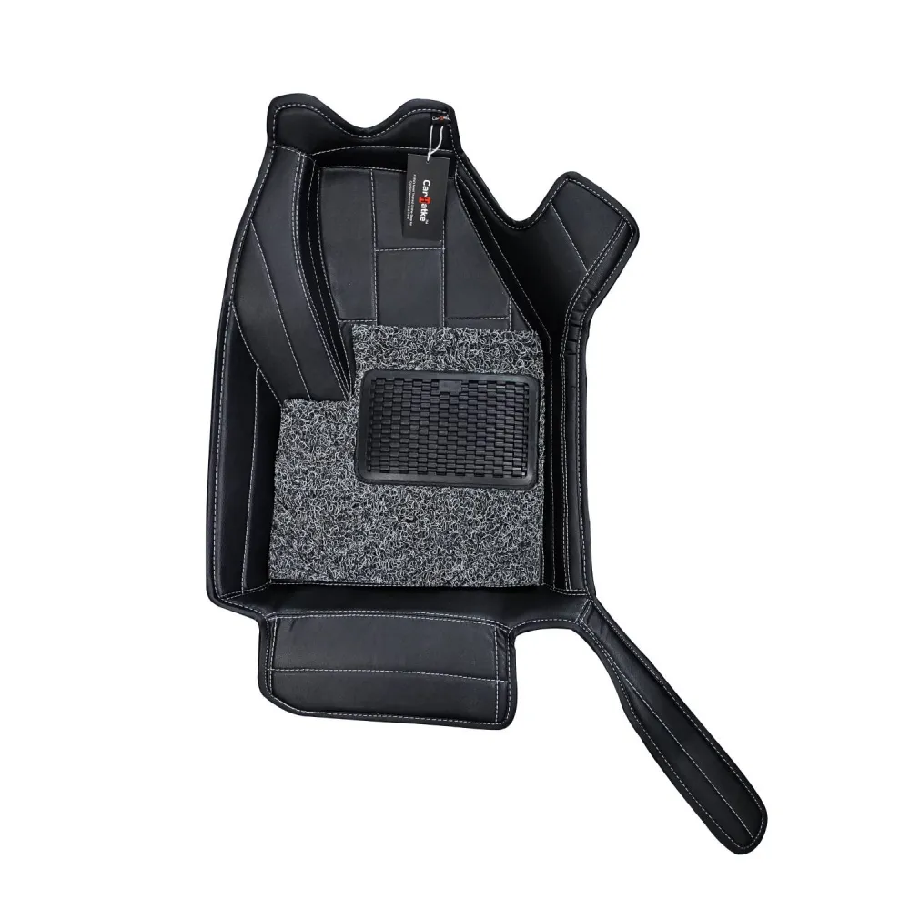 Carhatke 9D Luxury Car Foot Mats For Tata Harrier 2019-23 - Black