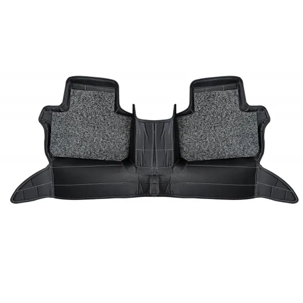 Carhatke 9D Luxury Car Foot Mats For Tata Harrier 2019-23 - Black