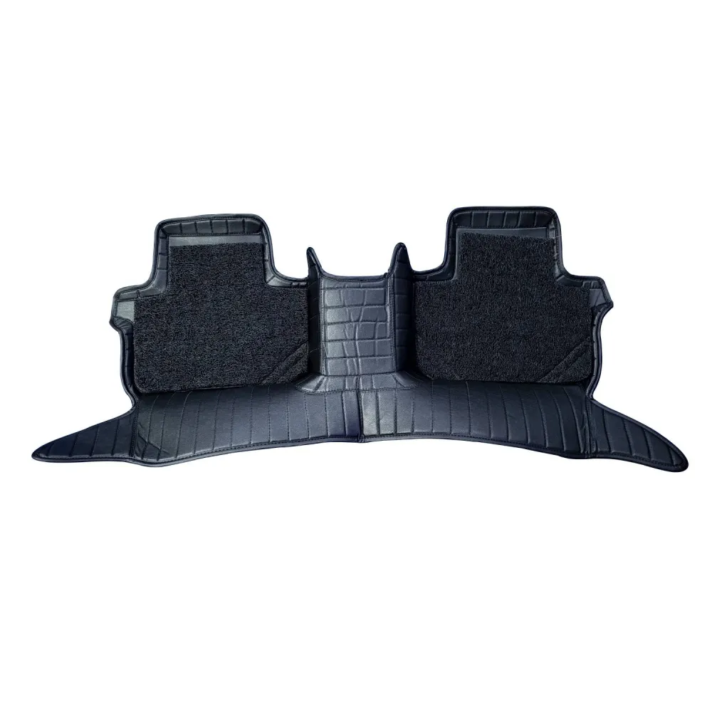 Carhatke 9D Luxury Car Foot Mats For Tata Harrier 2019-23 - Black