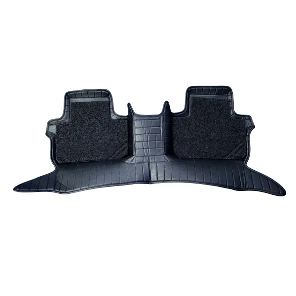 Carhatke 9D Luxury Car Foot Mats For Tata Harrier 2019-23 - Black