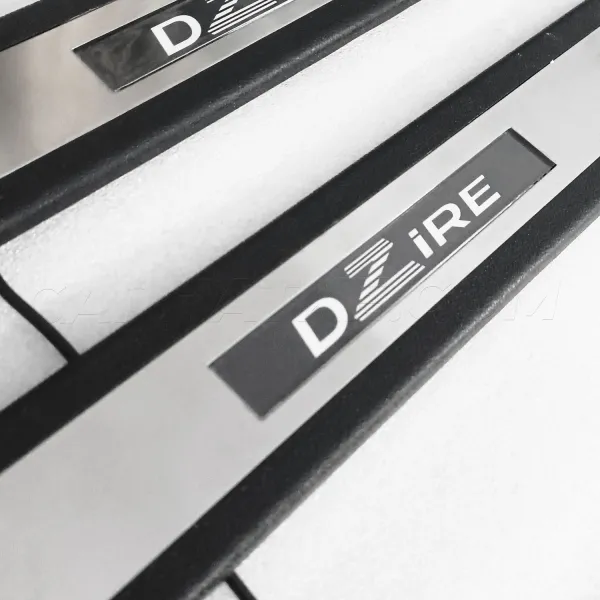 GFX Maruti Suzuki Dzire 2017 Onward Opening Door OEM Led Scuff Sill Plates - 4 Pieces GFX Maruti Suzuki Dzire 2017 Onward Opening Door OEM Led Scuff Sill Plates - 4 Pieces