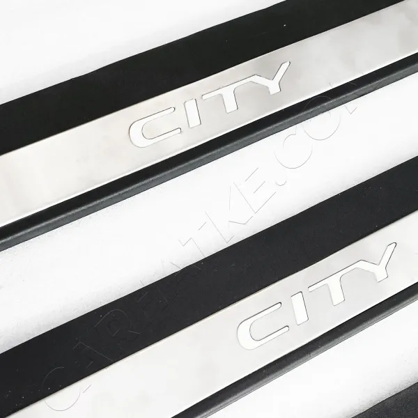 Honda City 2014-2019 Door Opening OEM Led Scuff Sill Plates - 4 Pieces Honda City 2014-2019 Door Opening OEM Led Scuff Sill Plates - 4 Pieces