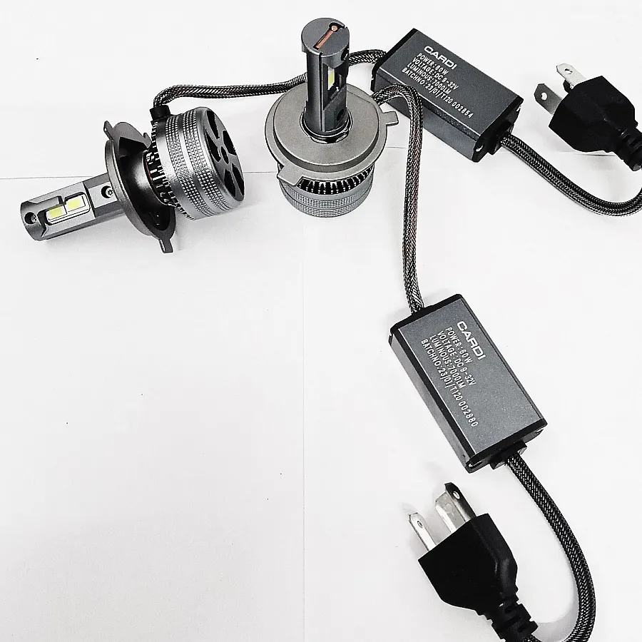 Cardi 120W 14000 LMS Automotive LED Light Bulb For Headlight And Fog Lamp - H4 Socket
