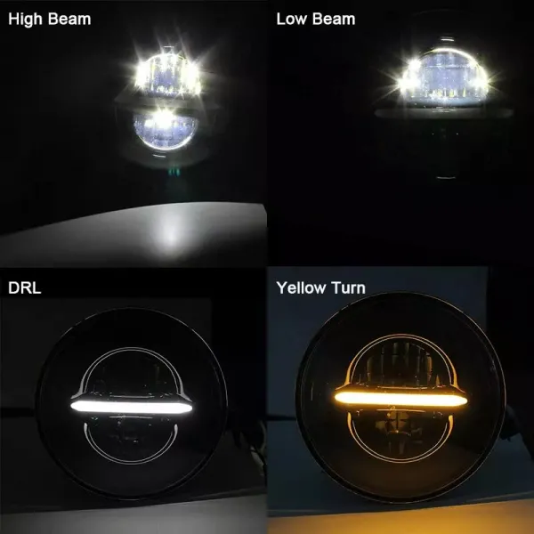 140W Minus LED Headlight for Mahindra Thar 2020 Onwards