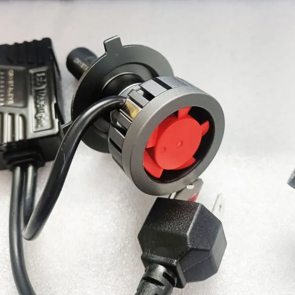 Crystal Eye 130W Car LED Projector Fog Lamp Bulbs 9006