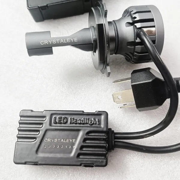 Crystal Eye 130W Car LED Projector Fog Lamp Bulbs 9006