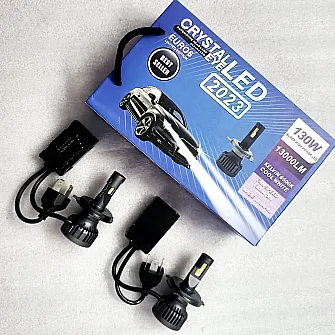 Crystal Eye 130W Car LED Headlight Bulbs 9005