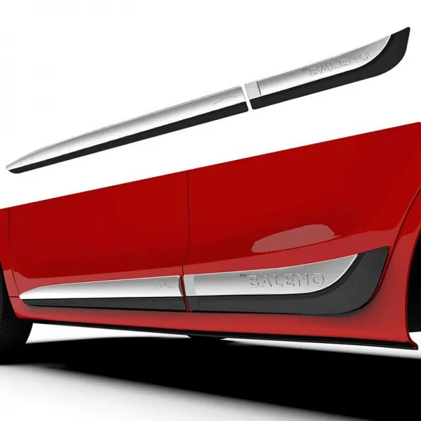 GFX Maruti Suzuki Baleno 2015 Onward Door Side Cladding - Set of 4 GFX Maruti Suzuki Baleno 2015 Onward Door Side Cladding - Set of 4