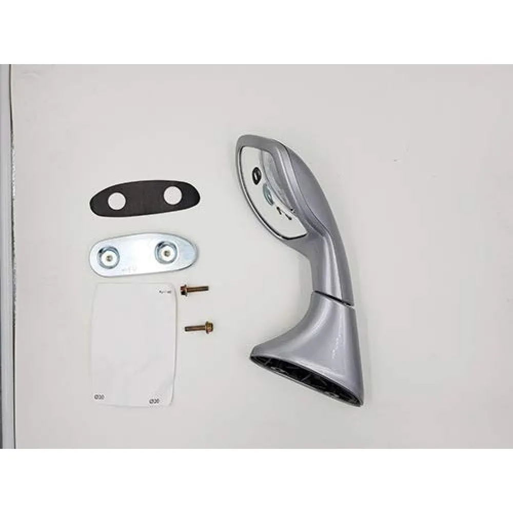 Cnleague Bonnet Fender Side Mirror for Toyota Fortuner 2016 Onwards - Body Metallic Silver Color