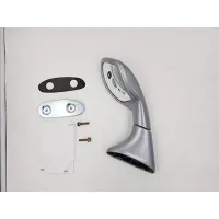 Cnleague Bonnet Fender Side Mirror for Toyota Fortuner 2016 Onwards - Body Metallic Silver Color